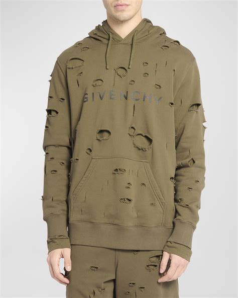 givenchy addict hoodie|Givenchy destroyed hoodie.